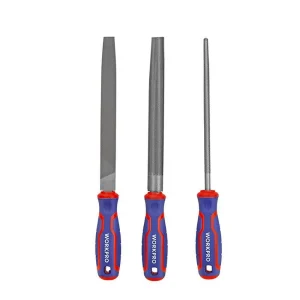 Jogo de 3 Limas 200mm (8") Workpro