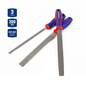 Jogo de 3 Limas 200mm (8") Workpro