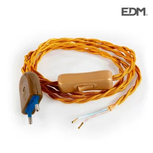 Kit Cabo Trançado 2m 2x0,75 (120 + 80cm) Ouro