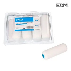 Substituição Mini Rolo Esponja 110mm 10pzs Edm