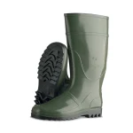 Bota de Água Uma Cor Verde Oliva Alto Tamanho 45