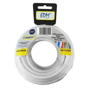 Cabo Redondo 3x1mm Branco 10mts