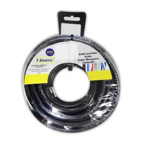 Rolo de Cabo Acril. Preto 2x1,5mm 10mts.