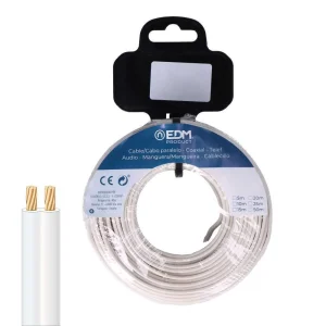 Carretel Paralelo 2 X 2,50 Mm2 Branco "Audio" 15 M