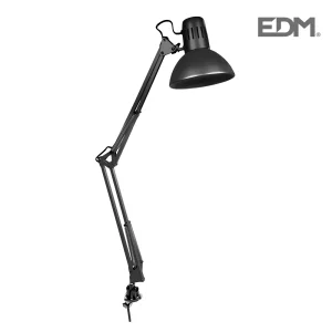 Candeeiro de Mesa Arquiteto Preto E27 60w