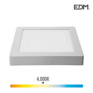 Downlight LED Parede/Teto Quadrado 20w 4.000k Luz