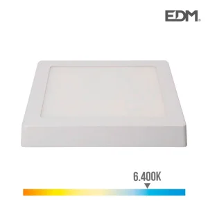 Downlight LED Parede/Teto Quadrado 20w 6.400k Luz