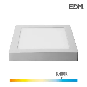 Downlight LED Parede/Teto Quadrado 20w 6.400k Luz