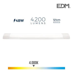 Armadura Eletronica LED 48w 4200lm 4.000k Luz Dia