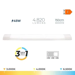 Fita LED 45 W Temperatura de Luz Variável 6500 K .