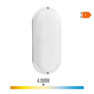 Aplique Oval LED com Sensor 18w de Movimento 1820.