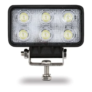 Foco de Trabalho Retângular - 6 Leds 18w 1200 Lm