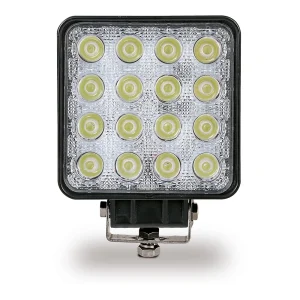 Foco de Trabalho Quadrado 16 LED 3500 Lm