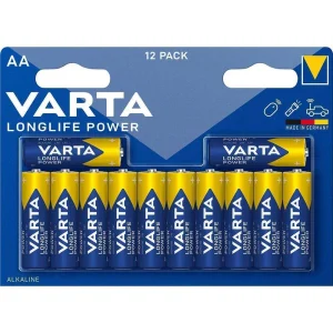 Blister de Pilhas Lr6 AA Varta 12 Unidades
