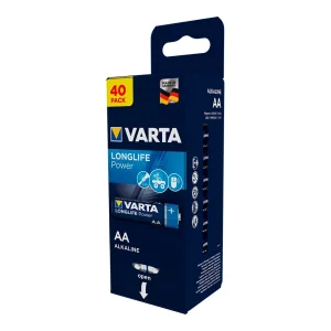 Pilha Varta Longlife AA Lr6 -  40 Unidades