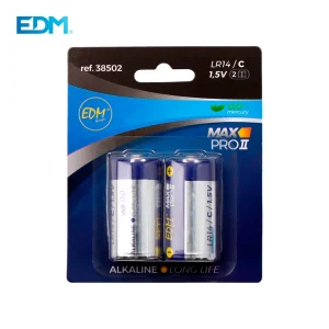 Pilha Alcalina Long Life Lr-14 Edm (Blister 2 Unid