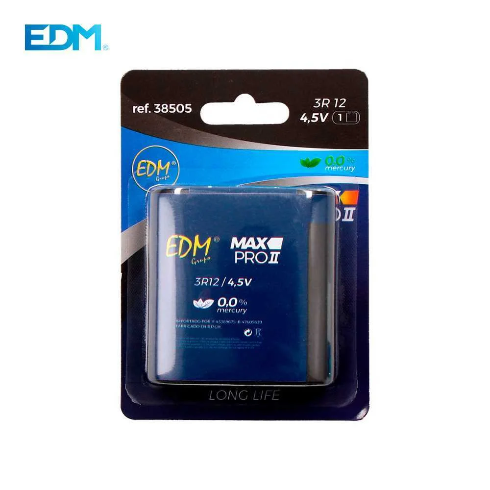 Pilha R12 4.5v Edm (Blister 1 Unid.)