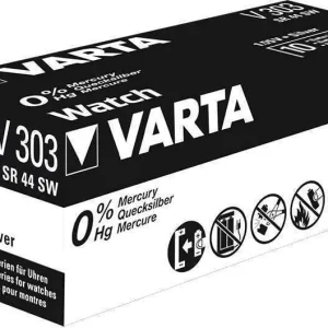 Varta V303 Bateria Descartável 4sr44 Óxido de Pra.