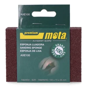 Lixa Esponja Oxido de Alumínio Grão 100 Axe100 Mo.