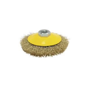 Escova Plano Ondulado com Rosca  14mm Fho115
