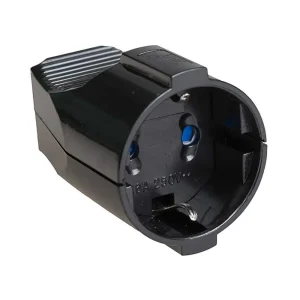 Tomada Aérea T/Tl 16a 250v Ip20 Preto. Solera 501.