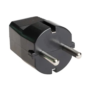 Ficha de Borracha 16a 250v T/Tl Ip44 4,8mm Preta..