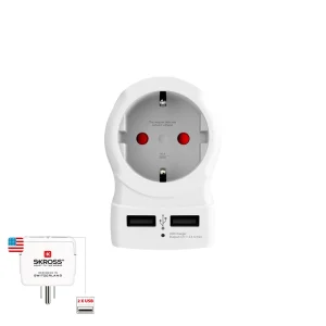 Skross 1500281 Adaptador de Energia Type B Tipo C.
