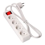 Extensão Elétrica 4 Tomadas 1,5m Branco C/Int