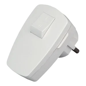 Plug Ângulo Branco 2p+E com Interruptor 3x1,5mm 1.