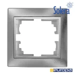 Moldura para 1 Elemento Prata 83x81x10mm.S.Europa.