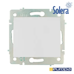 Tampa Cega de Embutir Branco 83x81mm S.Europa Sol.