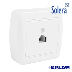 Tomada de Telefone Tj11 (4 Vias) 74x72x28mm