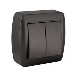 Comutador de Escada Duplo 10ax 250v~ de Superfície