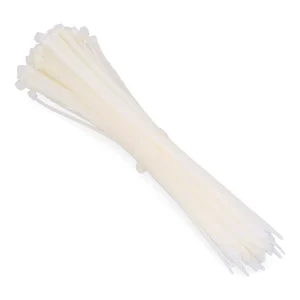 Abraçadeiras de Nylon Bn 7,6x300mm Natural 100un..