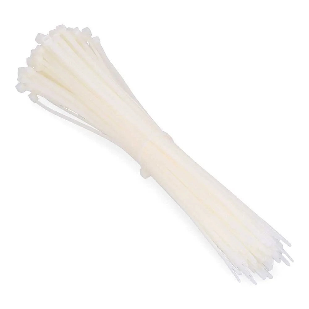 Abraçadeiras de Nylon Bn 7,6x300mm Natural 100un..