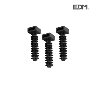 Pack 100un Bucha para Abraçadeira Preto Nº 6