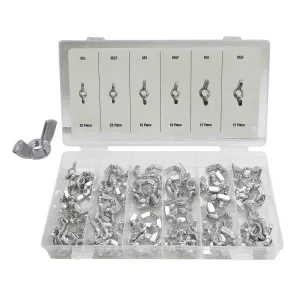 Set de 100 Porcas de Orelha Varios Tamanhos