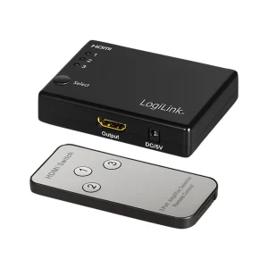 Comutador Hdmi de 3 Portas, 1080p / 60hz Logilink