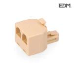 Adaptador Telefone Saida Dupla 4 Vias Retractilado