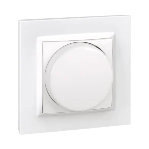 Interruptor LED Branco Regular com Moldura