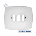 Placa 3 Elementos Grande Serie Estrella