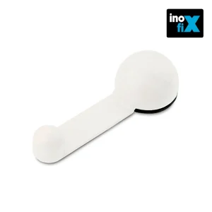 Batente para Porta Giratóro Adesivo Branco