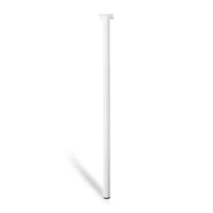 Pé Cilíndrico de Aço. Cor Branco. Mod. 401g. Medi.