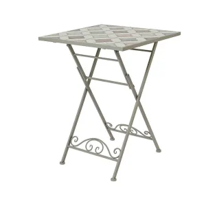 Mesa Dobrável Mosaico Bistró 58 X 58 X 76 Cm