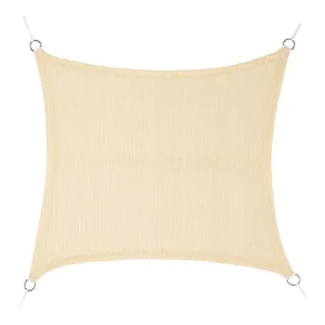 Toldo de Vela Quadrado Bege 5 X 5 M