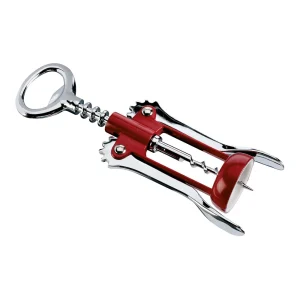Saca-Rolhas Presto 2 Alavancas, Vermelho. Tescoma
