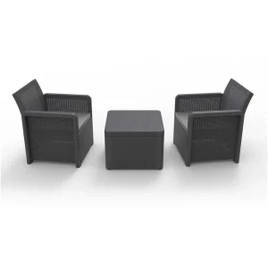Conjunto Jardim/Terraço de 2 Cadeiras + 1 Mesa Na.
