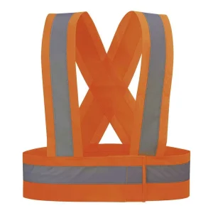 Alças de Alta Visibilidade Cor de Laranja Fluor H.