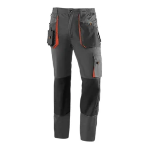 Calças "Top Range" Cinza/Preto/Laranja.Tamanho Xs.