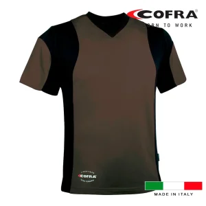 T-Shirt Cofra Java Castanho / Preto - Tamanho M